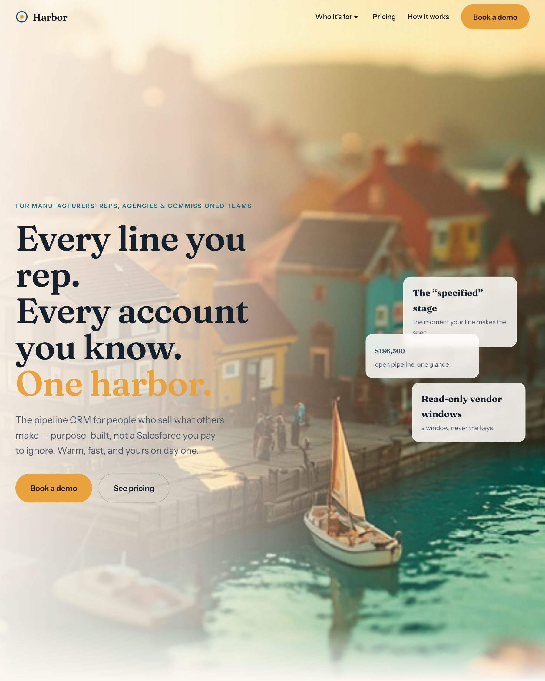 Harbor: pipeline CRM software distributed teams actually use